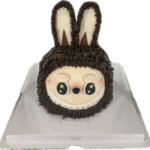Labubu-inspired character cake