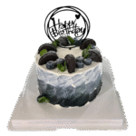 Midnight Oreo Blueberry Cake