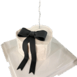 Bow Heart-shaped Cake