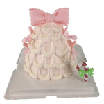 Christmas Ribbon Tree Cake