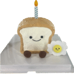 Happy Toast Cake