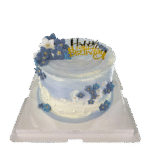 Blue Blossom Celebration Cake