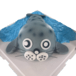 Handcrafted 3D Seal Cake