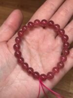 🍓 8mm Natural Strawberry Quartz Bracelet 🍓