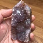✨ Natural Amethyst Druzy Energy Tower 💜