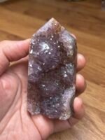 ✨ Natural Amethyst Druzy Energy Tower 💜