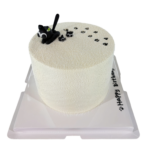 Playful Black Cat Cake
