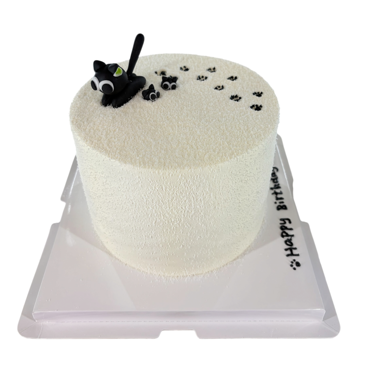 Photoroom_20260913_130112 Playful Black Cat Cake - Image 1